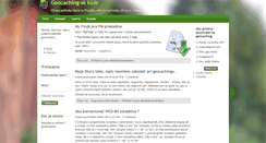 Desktop Screenshot of geocaching-sk.info