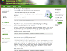Tablet Screenshot of geocaching-sk.info